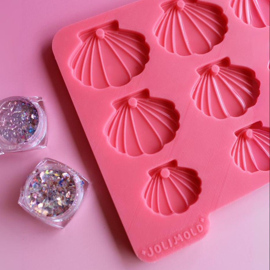 Moule silicone COQUILLAGE - 9 formes