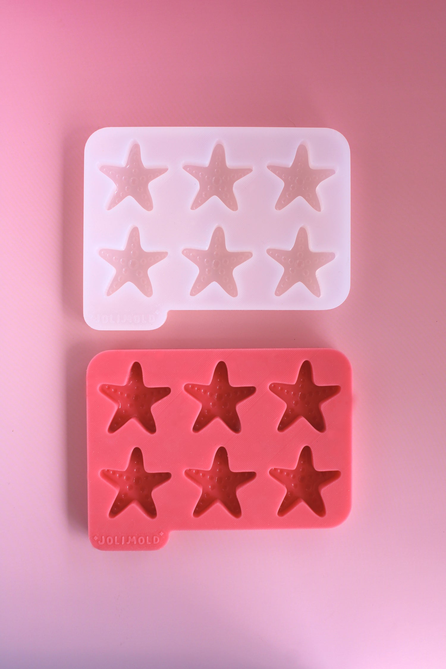 Thick silicone mold STARFISH - 6 shapes