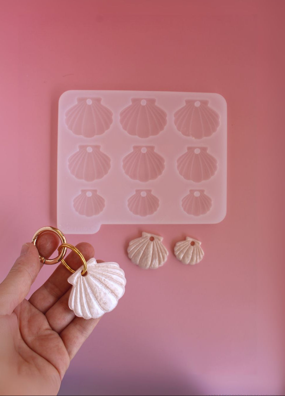 Moule silicone COQUILLAGE - 9 formes