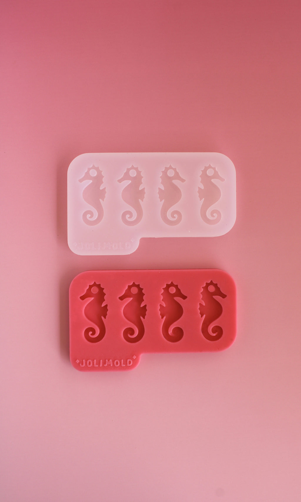 Moule silicone pampille HIPPOCAMPE - 4 formes