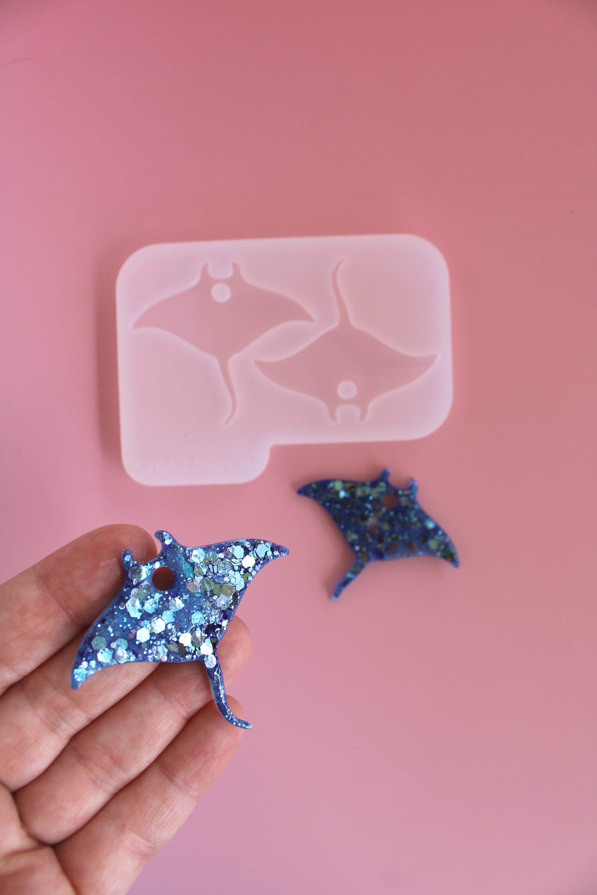 Moule silicone RAIE MANTA lisse