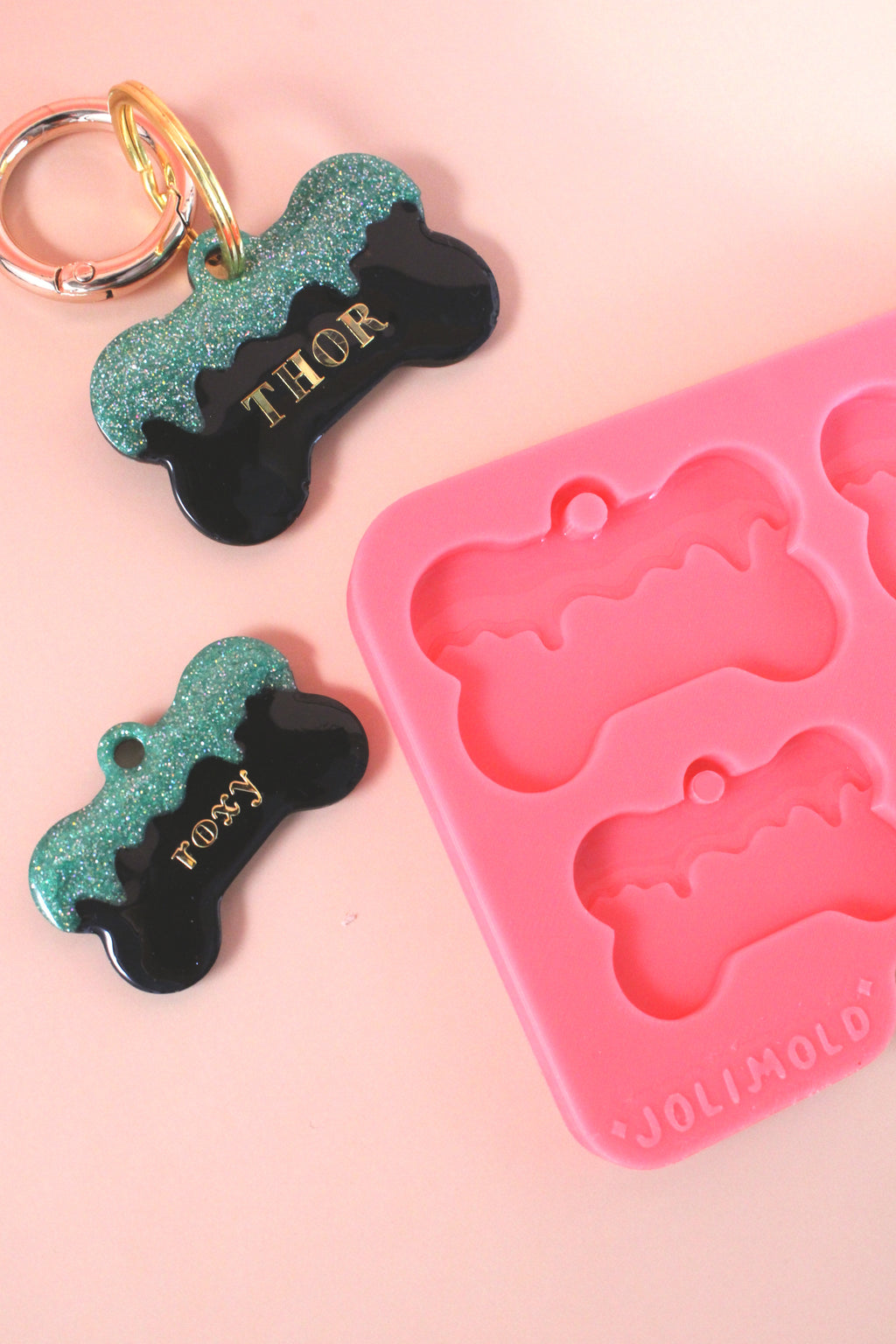 Moule silicone médaille OS COULANT - 4 formes