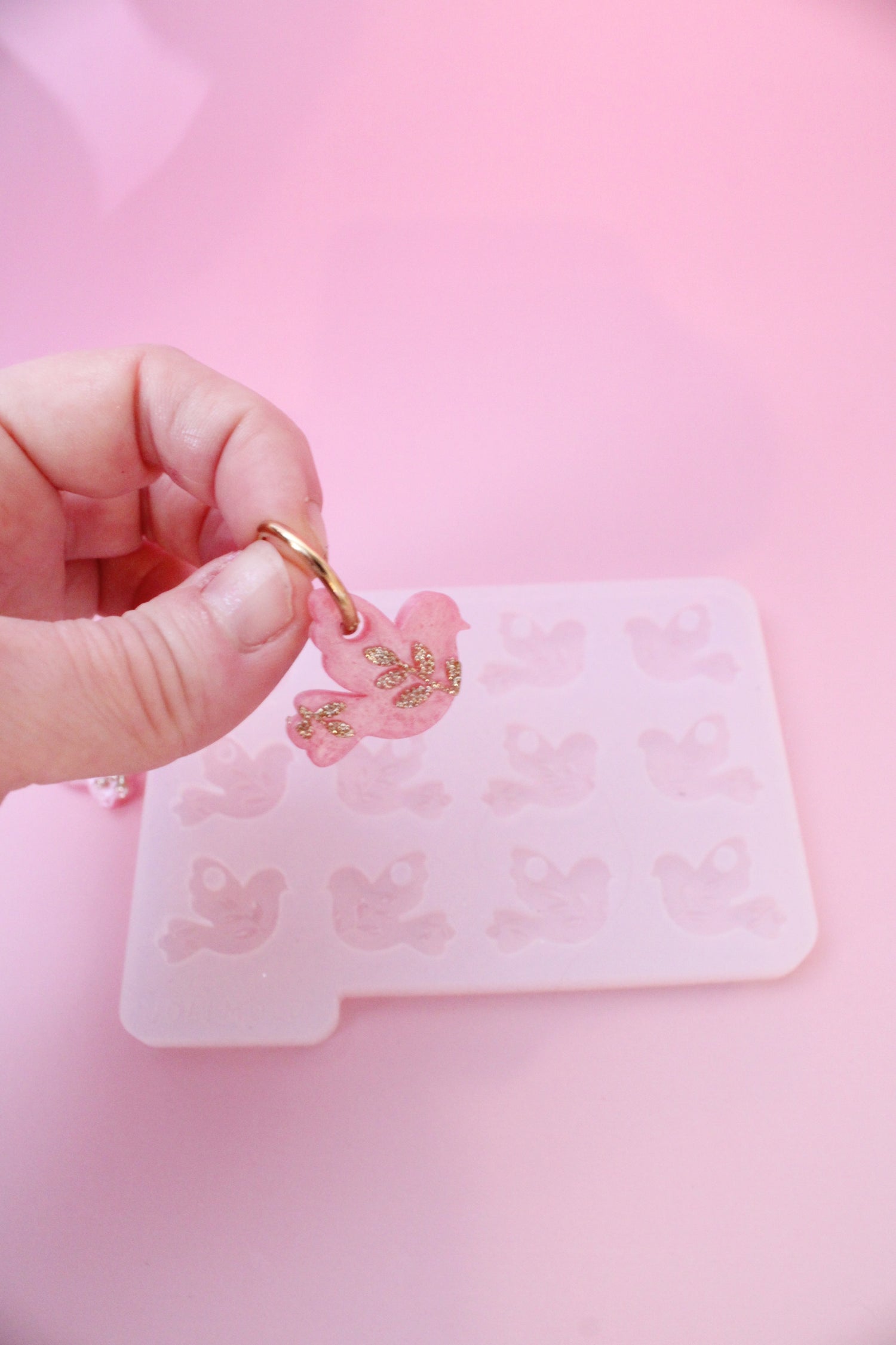 Moule silicone pampille COLOMBE - 6 paires