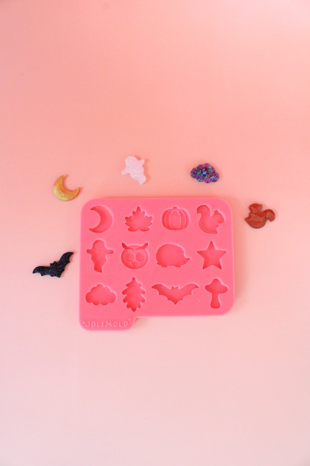 Moule silicone mini - 12 formes - AUTOMNE / HALLOWEEN